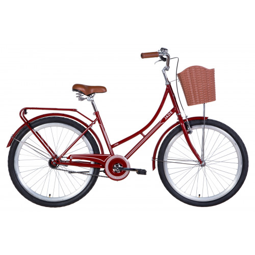 Велосипед Dorozhnik Jade 26" 2021 (бордовый)
