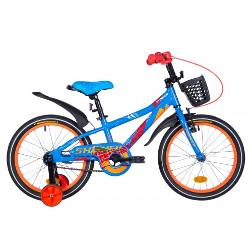 Велосипед Formula Stormer 18" 2021 (сине-оранжевый)