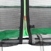 Батут Atleto 435 см с двойными ногами и сеткой зеленый (21000303)