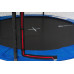 Батут Hop-Sport 12ft (366cm) black/blue с внешней сеткой