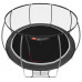 Батут Hop-Sport Premium 14ft (427cm) black/grey с внутренней сеткой