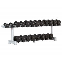 GYM80 Sygnum Dumbbell Rack with rubber Holders (4050)