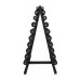 Гантели Rn-Sport Black ряд 1-10 кг